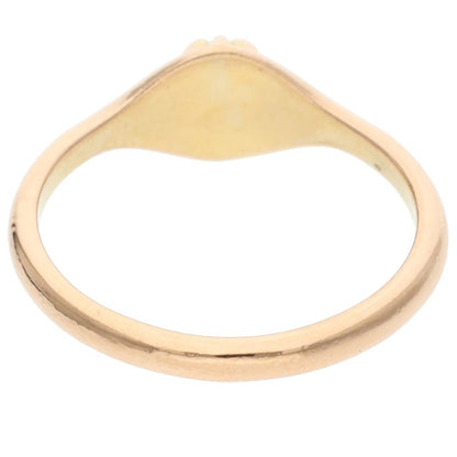 Chrome Hearts 22K Yellow Gold Bubblegum Cross Ring Size JP 9