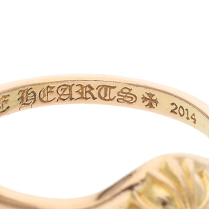 Chrome Hearts 22K Yellow Gold Bubblegum Cross Ring Size JP 9