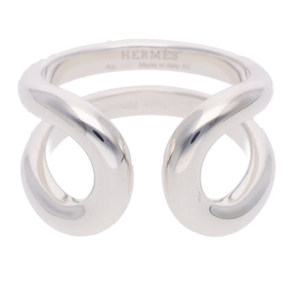 HERMES Lima PM Silver Ring Size 53