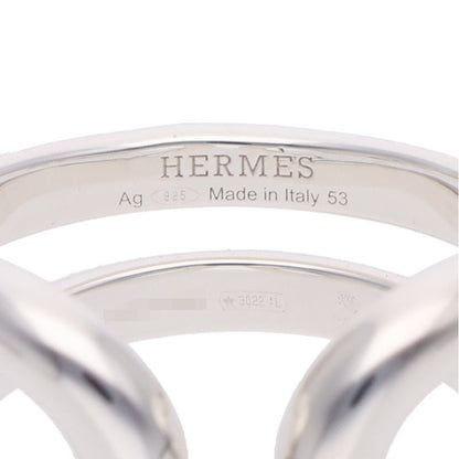 HERMES Lima PM Silver Ring Size 53