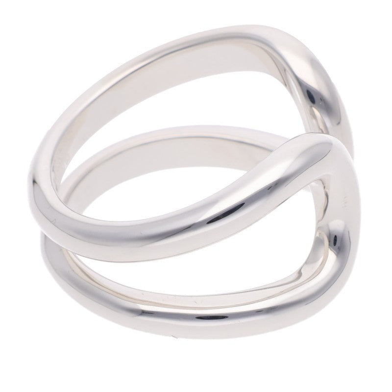 HERMES Lima PM Silver Ring Size 53