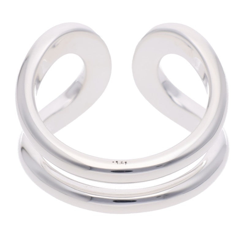 HERMES Lima PM Silver Ring Size 55