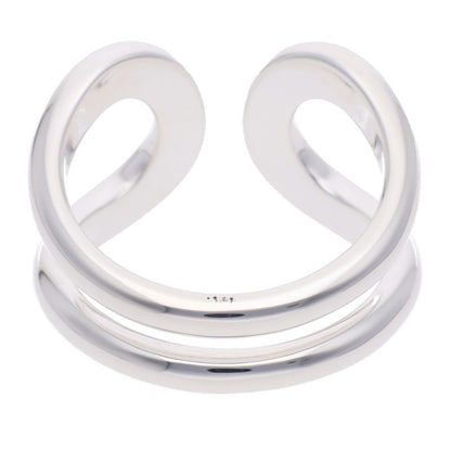 HERMES Lima PM Silver Ring Size 55