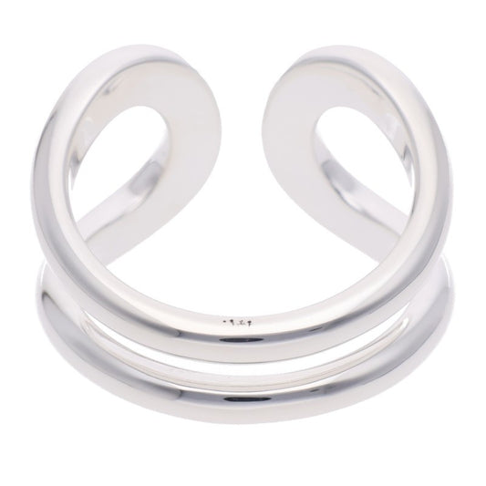 HERMES Lima PM Silver Ring Size 55