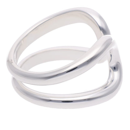 HERMES Lima PM Silver Ring Size 55