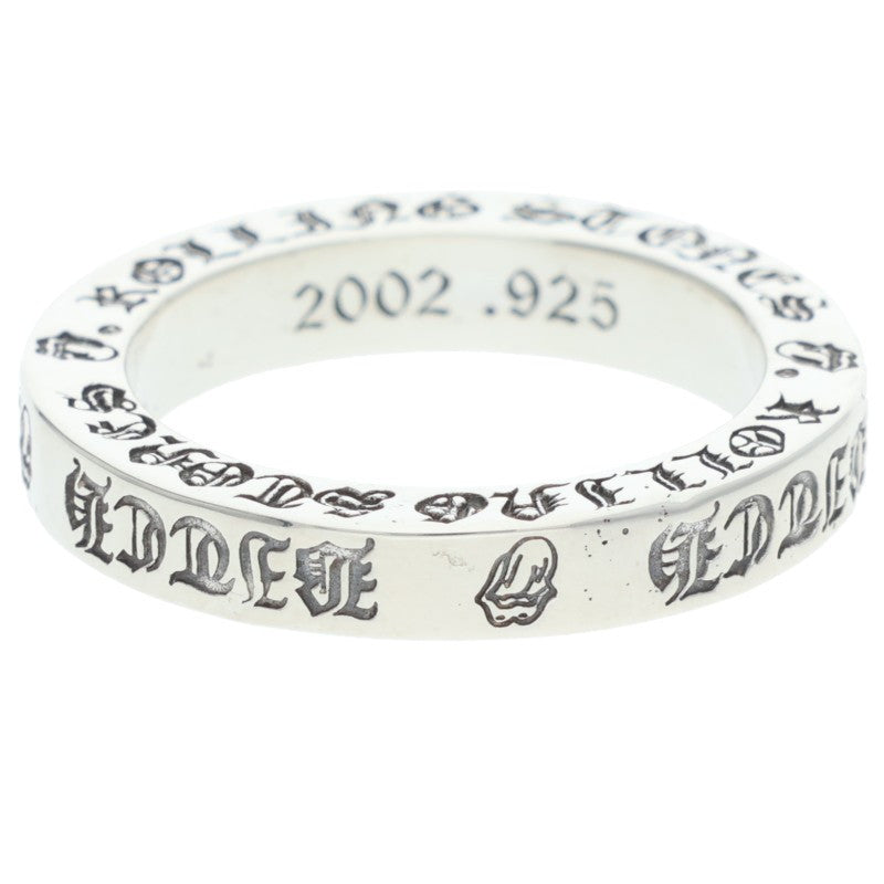 Chrome Hearts 3mm SPACER LT Silver Ring Size ONE SIZE
