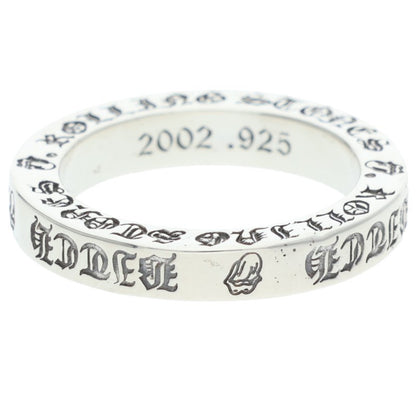 Chrome Hearts 3mm SPACER LT Silver Ring Size ONE SIZE