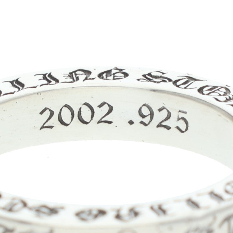 Chrome Hearts 3mm SPACER LT Silver Ring Size ONE SIZE