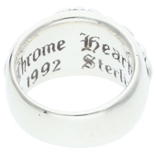 Chrome Hearts FLRL CRS Silver Ring Size JP 14