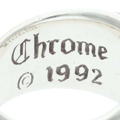 Chrome Hearts FLRL CRS Silver Ring Size JP 14