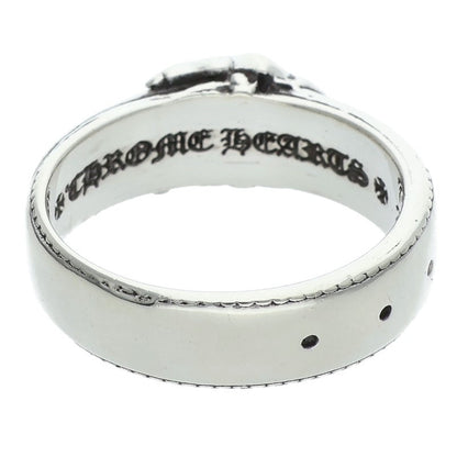 Chrome Hearts BELTED CH SML Logo Silver Ring Size JP 16