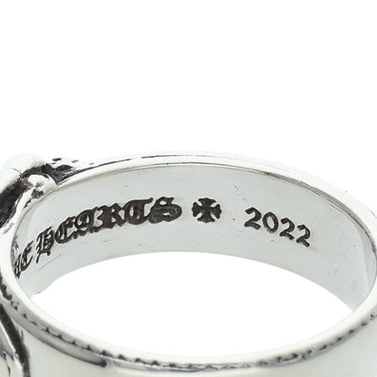 Chrome Hearts BELTED CH SML Logo Silver Ring Size JP 16