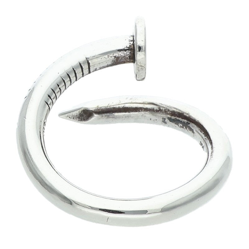 Chrome Hearts Nail Flat Silver Ring Size JP 19