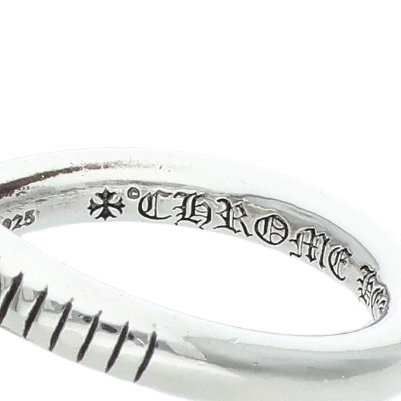 Chrome Hearts Nail Flat Silver Ring Size JP 19