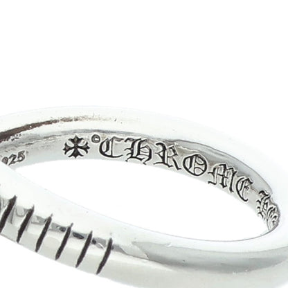 Chrome Hearts Nail Flat Silver Ring Size JP 19