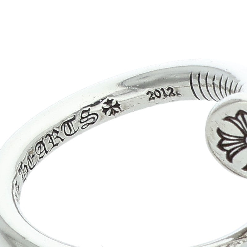 Chrome Hearts Nail Flat Silver Ring Size JP 19
