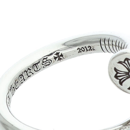 Chrome Hearts Nail Flat Silver Ring Size JP 19
