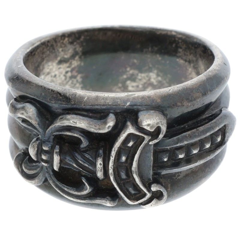 Chrome Hearts DAGGER Black Rhodium Plated Ring Size JP 18.5