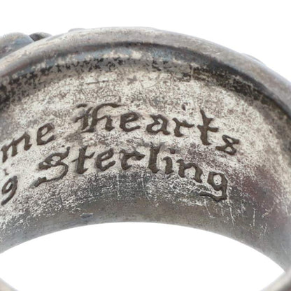 Chrome Hearts DAGGER Black Rhodium Plated Ring Size JP 18.5