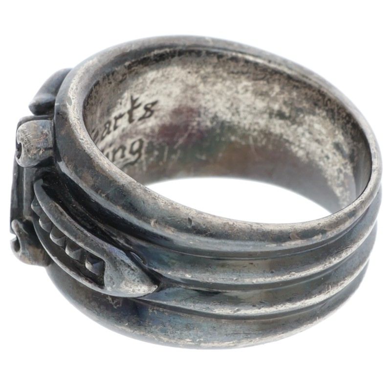 Chrome Hearts DAGGER Black Rhodium Plated Ring Size JP 18.5