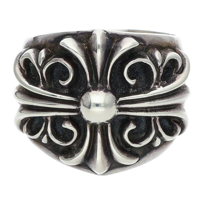 Chrome Hearts KEEPER Sterling Silver Ring Size ONE SIZE