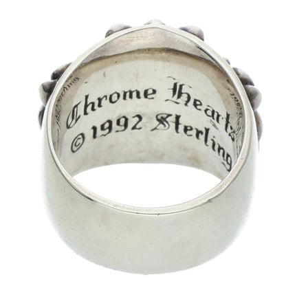 Chrome Hearts KEEPER Sterling Silver Ring Size ONE SIZE