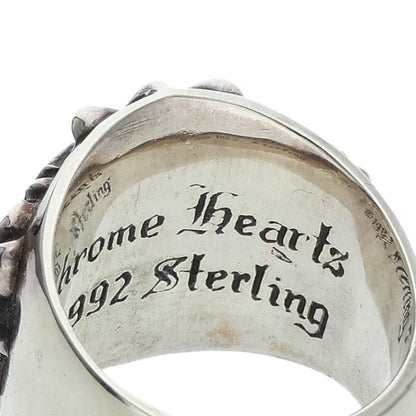 Chrome Hearts KEEPER Sterling Silver Ring Size ONE SIZE