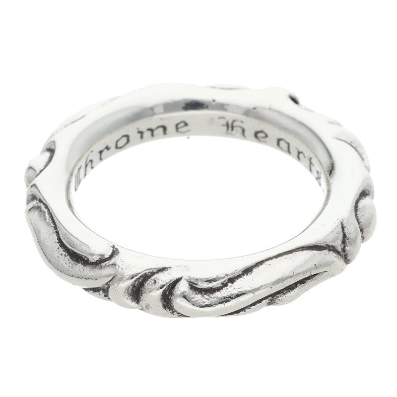Chrome Hearts SCRL BAND Silver Ring Size ONE SIZE