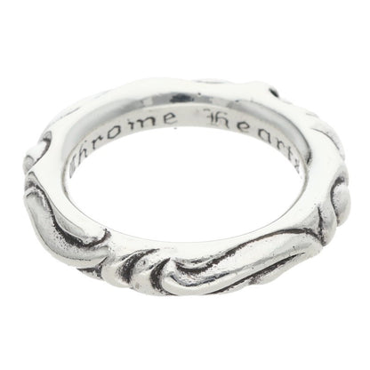 Chrome Hearts SCRL BAND Silver Ring Size ONE SIZE