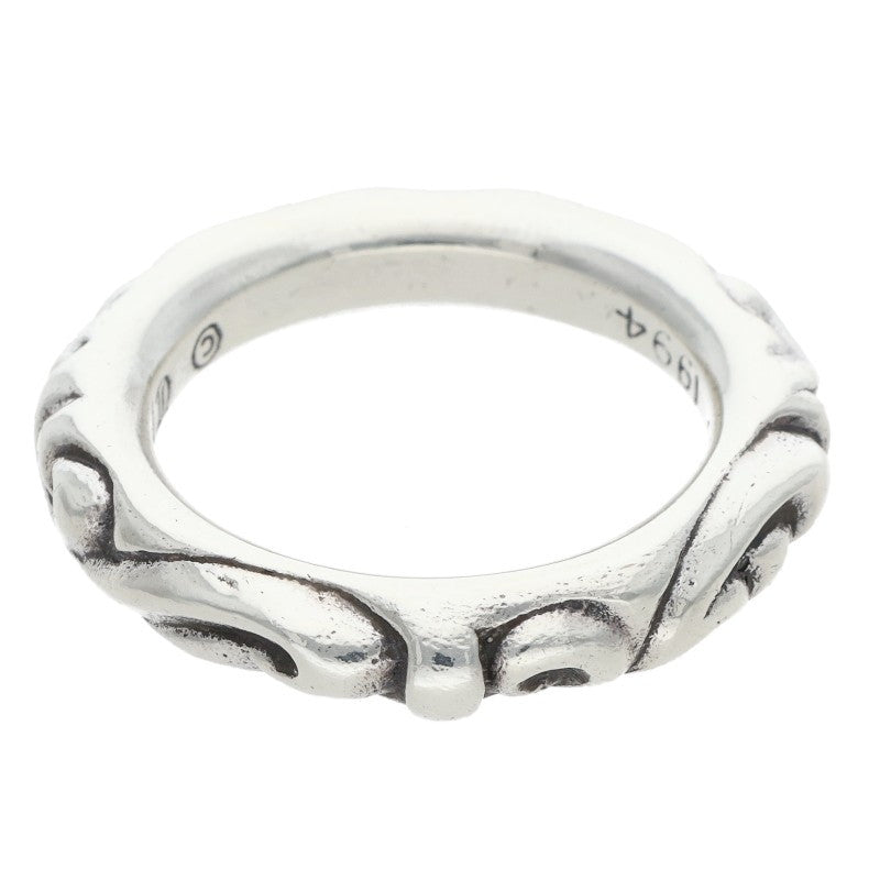 Chrome Hearts SCRL BAND Silver Ring Size ONE SIZE