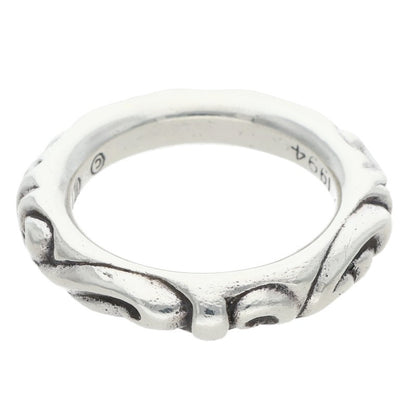 Chrome Hearts SCRL BAND Silver Ring Size ONE SIZE