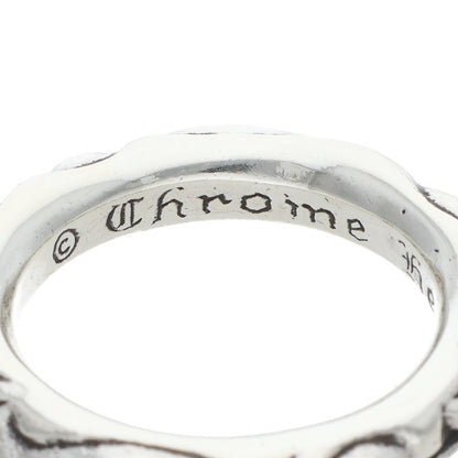 Chrome Hearts SCRL BAND Silver Ring Size ONE SIZE