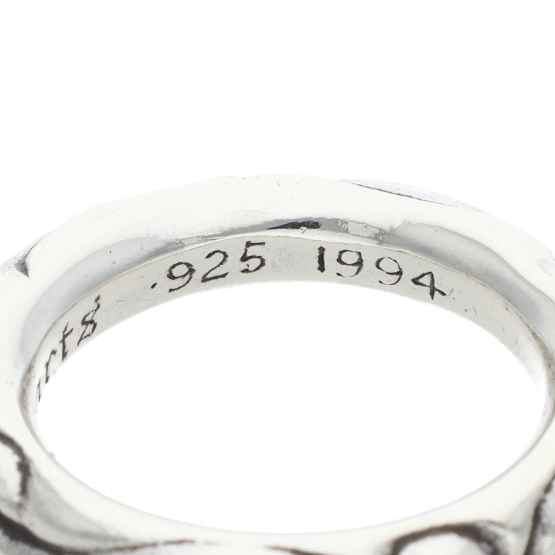 Chrome Hearts SCRL BAND Silver Ring Size ONE SIZE