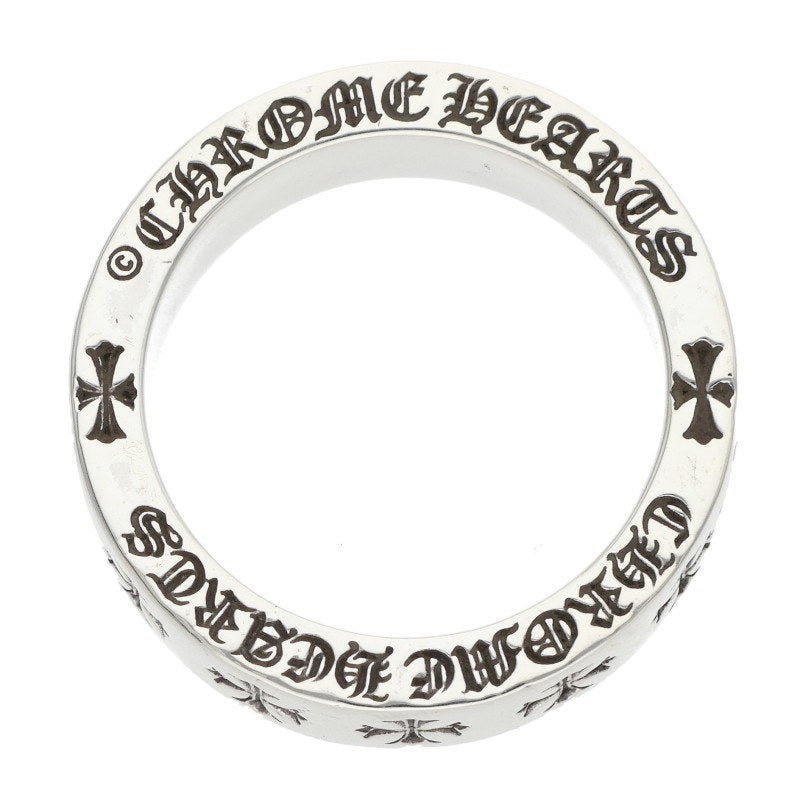 Chrome Hearts 6mm SPACER FOREVER Silver Ring Size 18.5