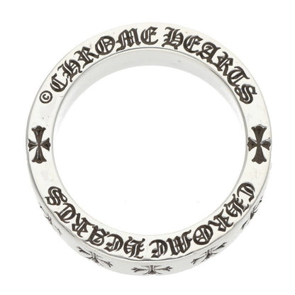 Chrome Hearts 6mm SPACER FOREVER Silver Ring Size 18.5