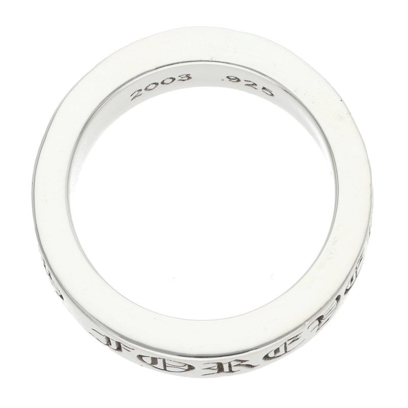 Chrome Hearts 6mm SPACER FOREVER Silver Ring Size 18.5