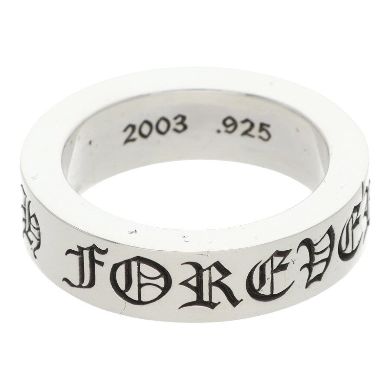 Chrome Hearts 6mm SPACER FOREVER Silver Ring Size ONE SIZE