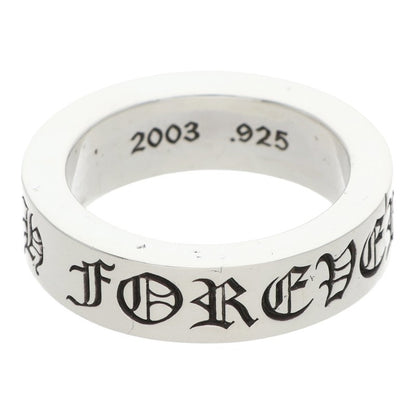 Chrome Hearts 6mm SPACER FOREVER Silver Ring Size ONE SIZE
