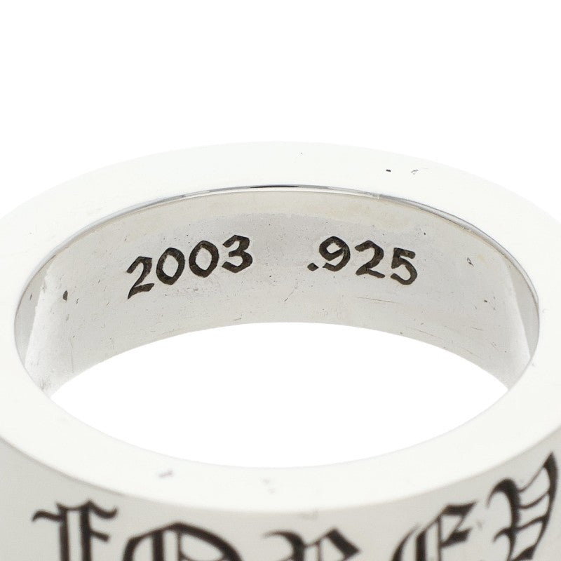 Chrome Hearts 6mm SPACER FOREVER Silver Ring Size ONE SIZE