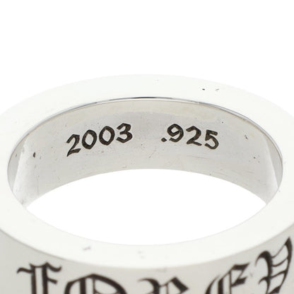 Chrome Hearts 6mm SPACER FOREVER Silver Ring Size ONE SIZE