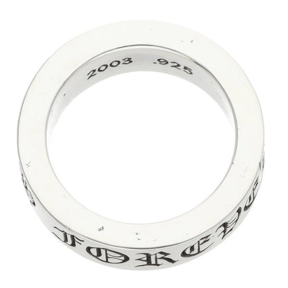 Chrome Hearts 6mm SPACER FOREVER Silver Ring Size ONE SIZE