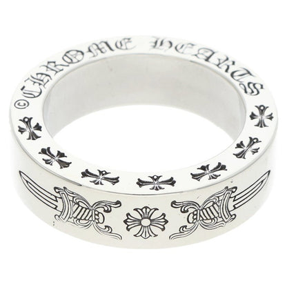 Chrome Hearts 6mm SPACER DAGGER Silver Ring Size ONE SIZE