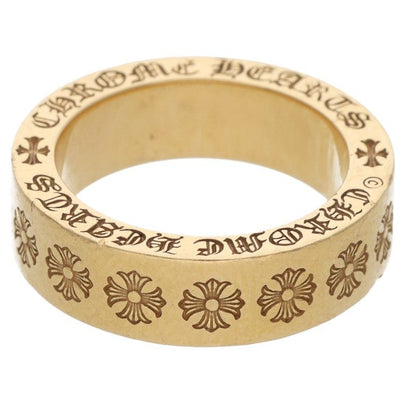 Chrome Hearts 22K 6mm Spacer Gold Ring Size JP 11