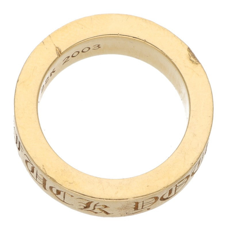 Chrome Hearts 22K 6mm Spacer Gold Ring Size JP 11