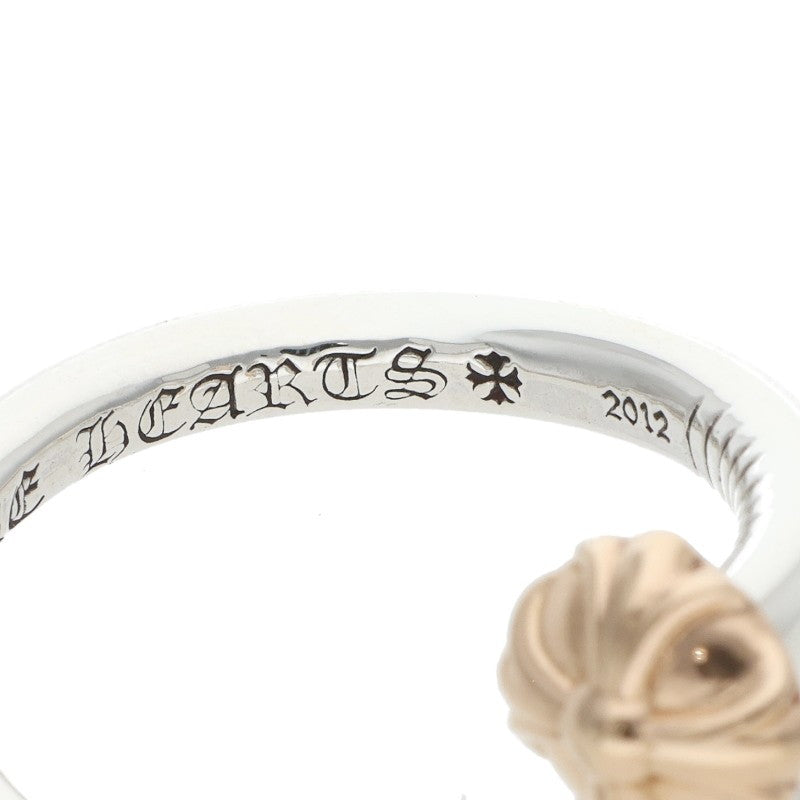 Chrome Hearts NAIL CRSBALL W GLD Ring Size ONE SIZE