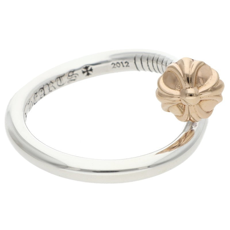 Chrome Hearts NAIL CRSBALL W GLD Ring Size ONE SIZE