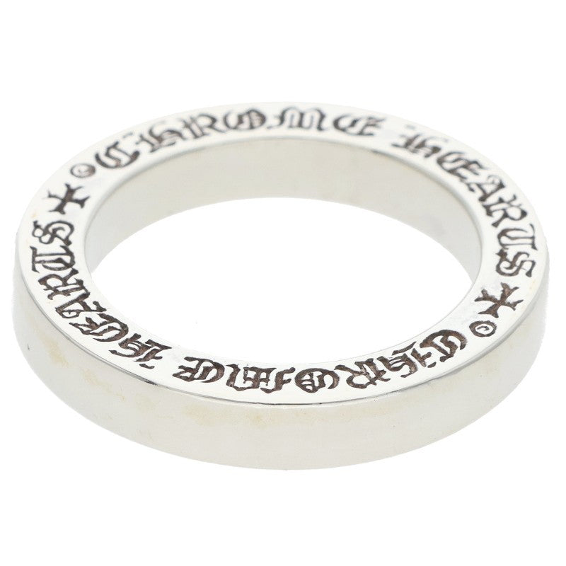 Chrome Hearts 3mm SPACER PLN Silver Ring Size ONE SIZE