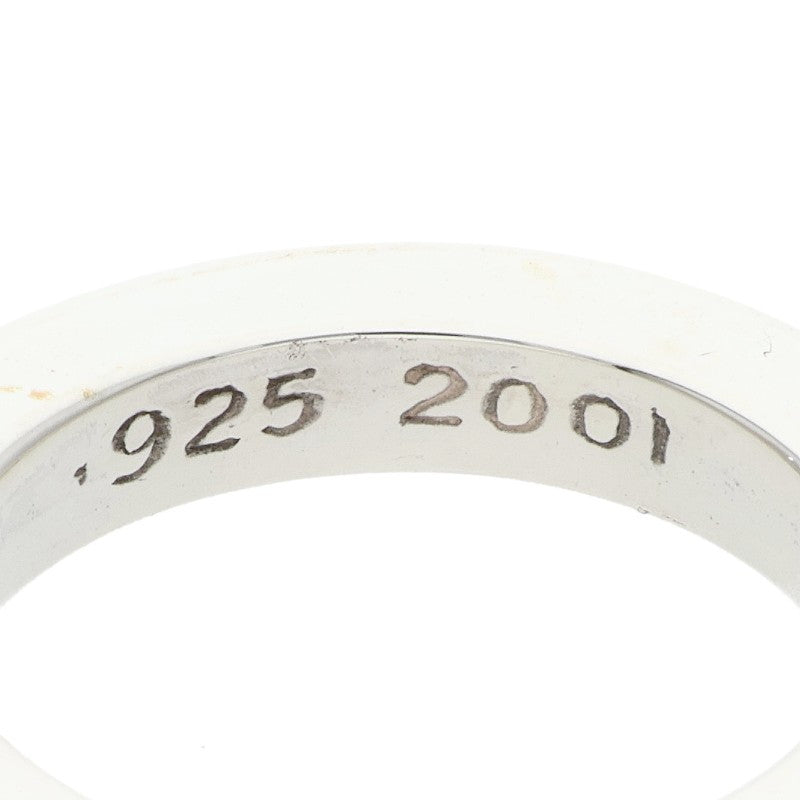 Chrome Hearts 3mm SPACER PLN Silver Ring Size ONE SIZE