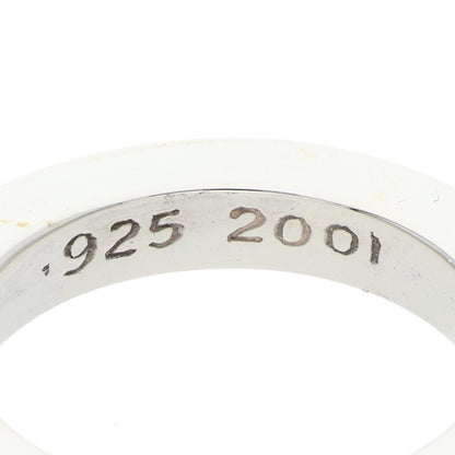 Chrome Hearts 3mm SPACER PLN Silver Ring Size ONE SIZE