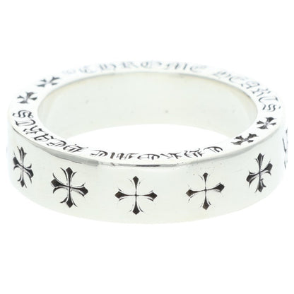 Chrome Hearts 6mm SPACER FOREVER Silver Ring Size 19.5